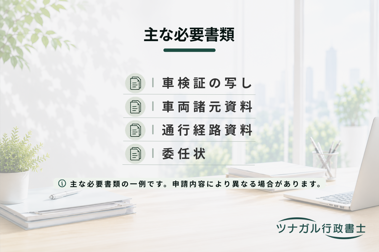 特殊車両通行許可申請（新規・更新・変更）（aj029）