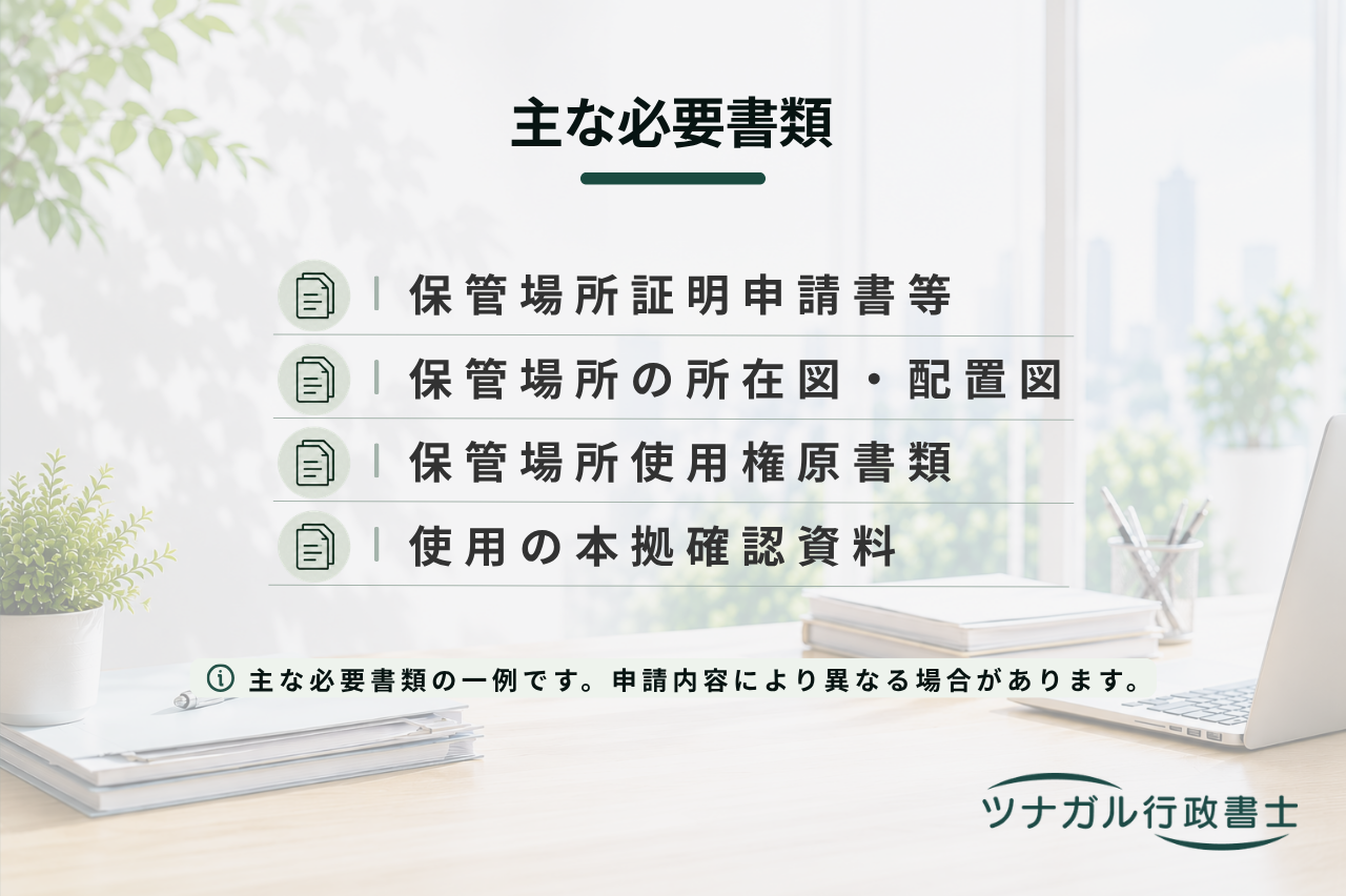 車庫証明の申請代行（普通自動車・軽自動車）（i043）