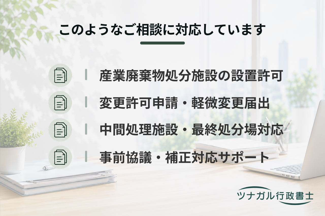 産業廃棄物処分施設の設置・変更許可申請（k065）