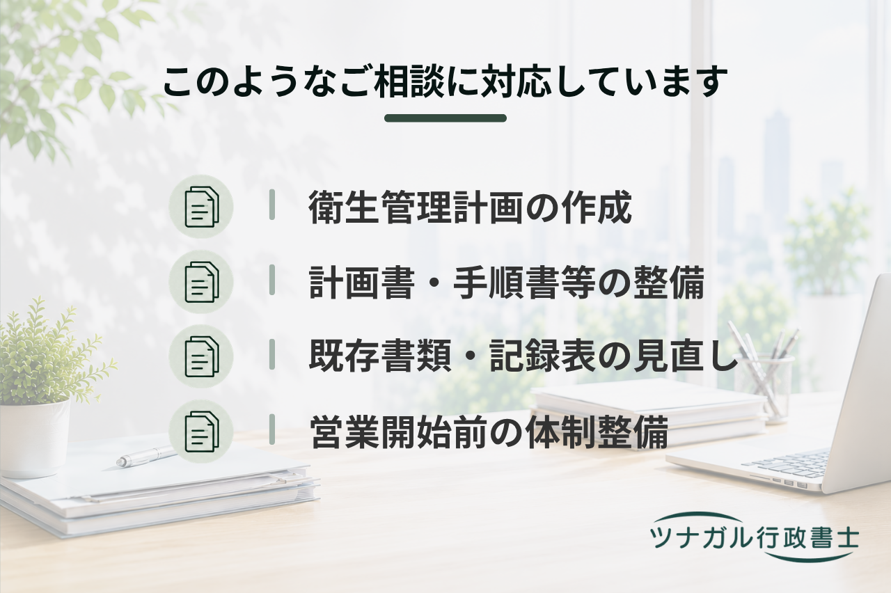衛生管理計画（HACCP）の作成支援（n073）