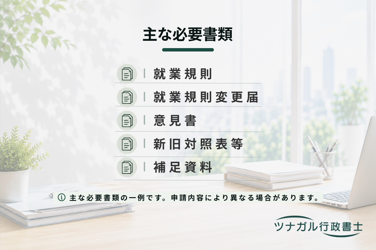 就業規則の作成・変更および届出支援（新規作成・改定）（d080）