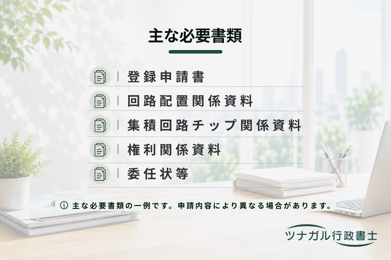回路配置利用権の設定登録申請サポート（半導体集積回路）（dq082）