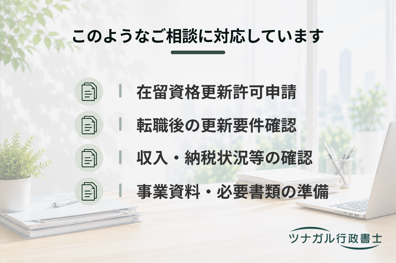 在留期間更新許可申請（h088）