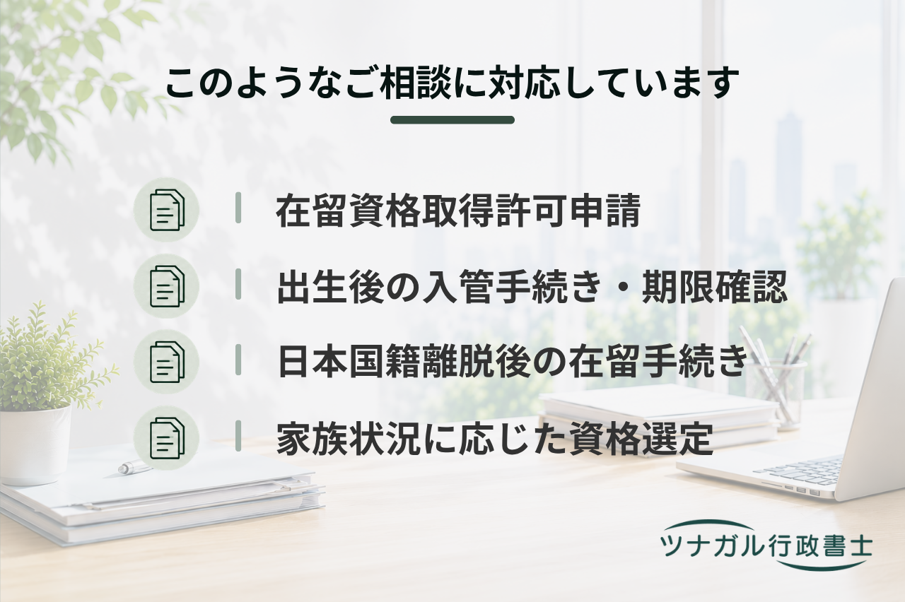 在留資格取得許可申請（h090）