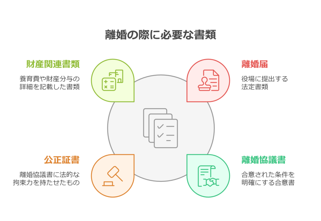 離婚の際に必要な資料