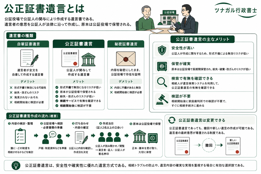 公正証書遺言とは