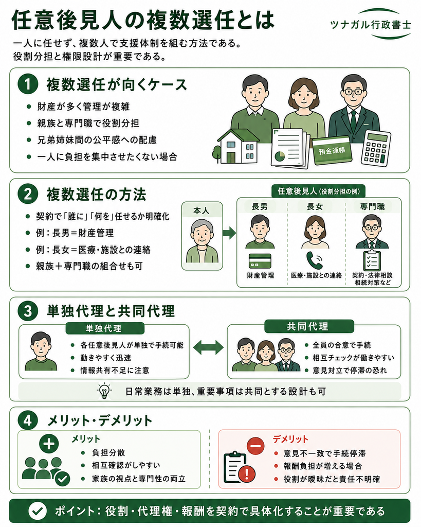 任意後見人の複数選任とは